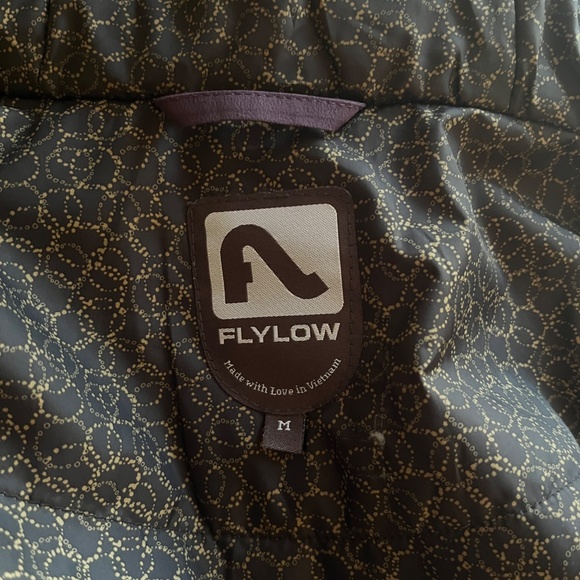 Flylow Daphne Hooded Insulated Jacket, Snow-Skirt Pit-Zips Wrist-Cuffs - Picture 7 of 8